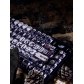 Morse Code 104+18 Clear PC+PBT Dye-subbed Pudding Jelly Keycaps Set ASA/Cherry Profile Mechanical Keyboard